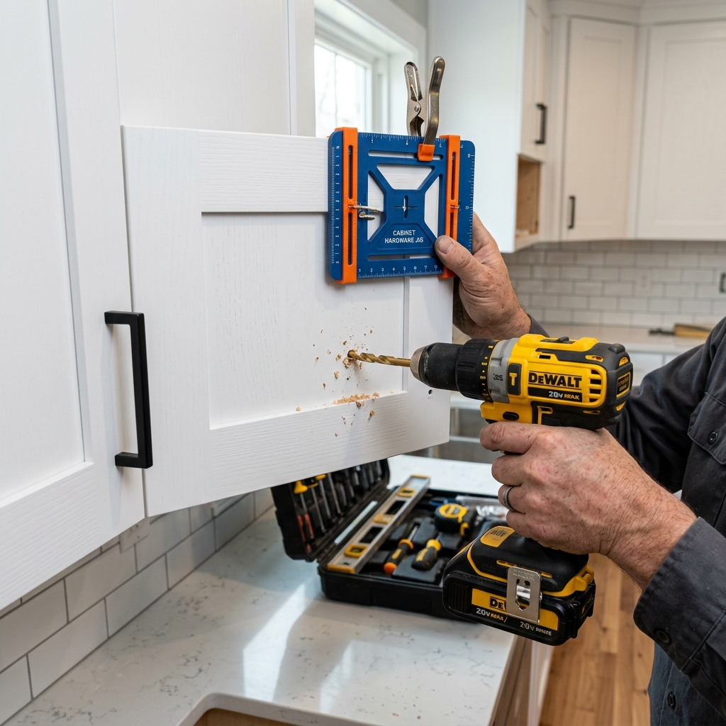 Cabinet Hardware Mounting Detail
