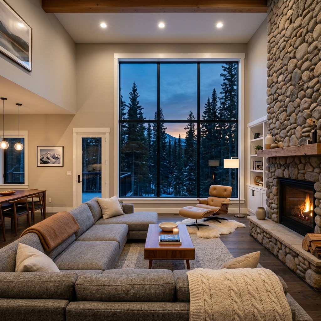 Finished Alaskan Residence Painting