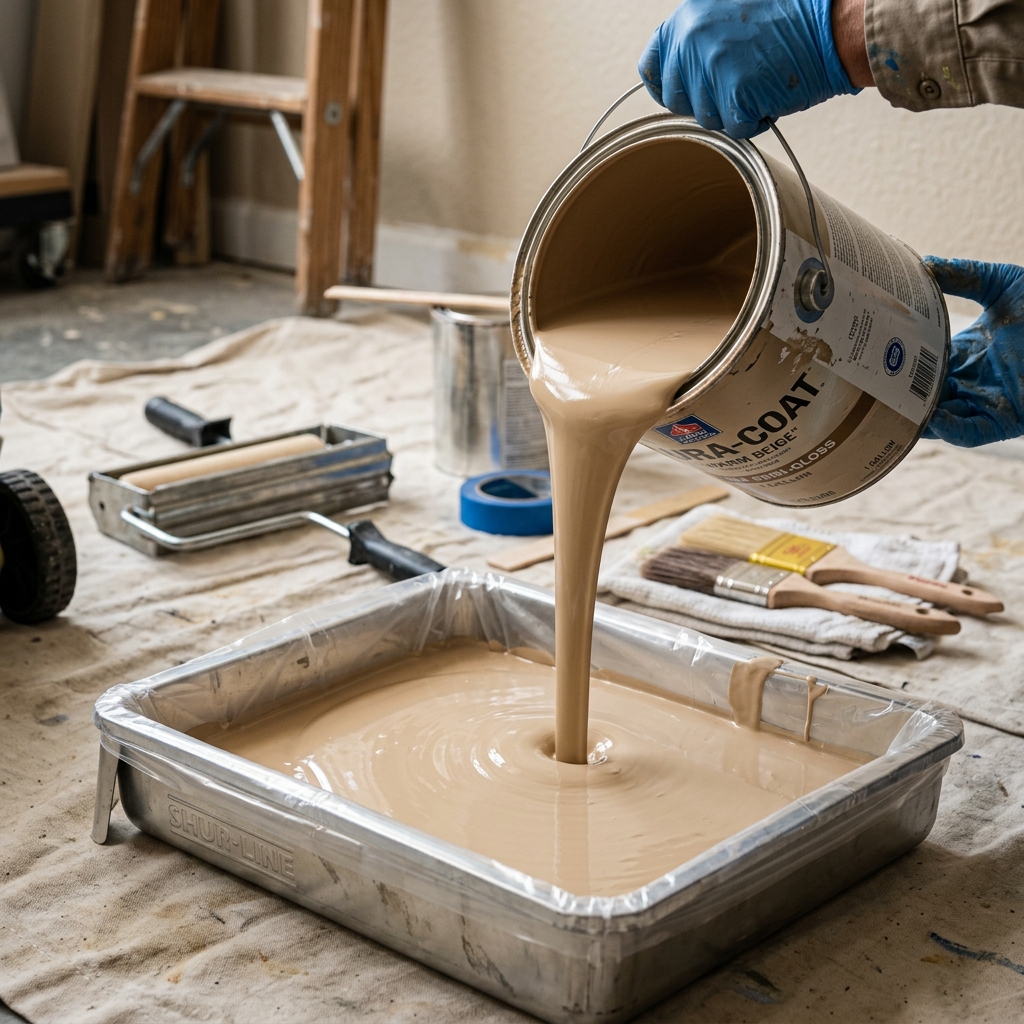 Fresh Paint Pouring and Prep