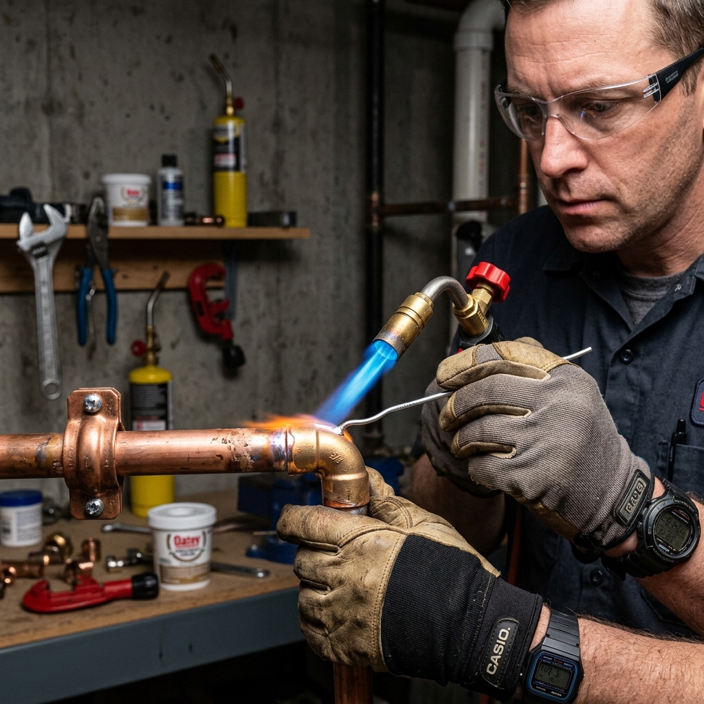 Copper Pipe Soldering